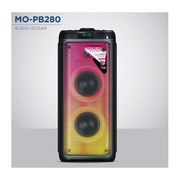 Parlante Potenciado Moonki Sound Mo-Pb 280 2X8"
