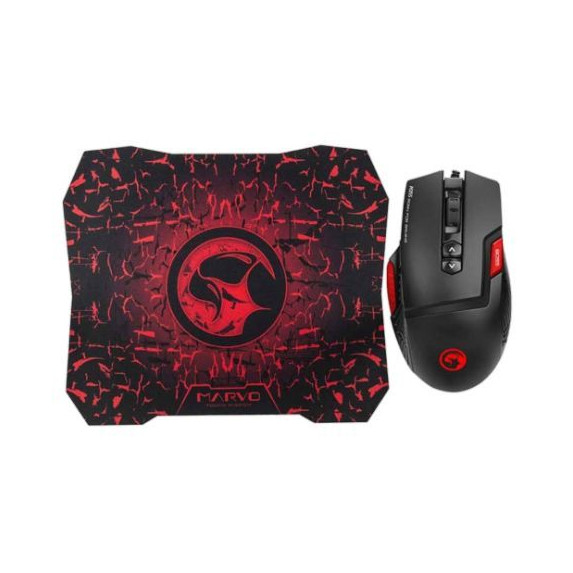 Combo Marvo Mouse y Pad M355 + G1