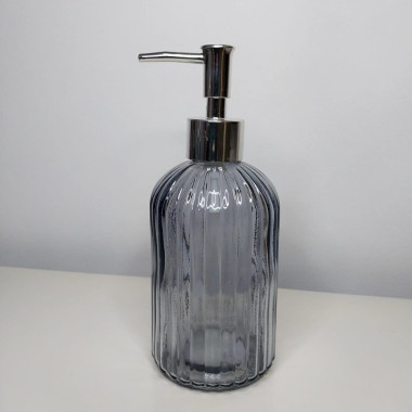 Dispenser para jabón líquido, de vidrio