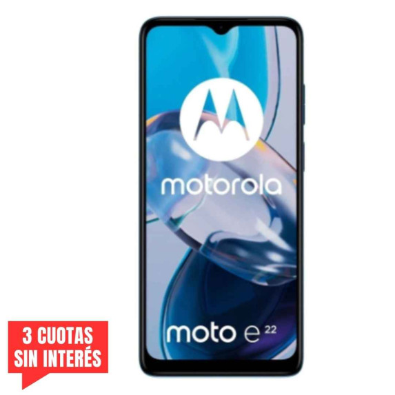 Celular Motorola Moto E22 3GB/32Gb Azul Paw0000Ar