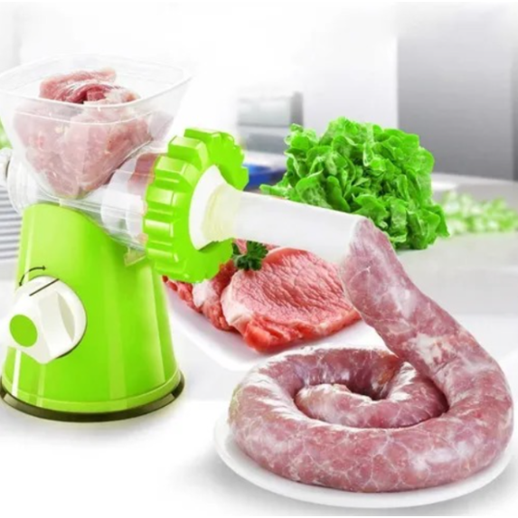 Trituradora Hogar Mezclador De Carne Pequeña + Accesorio Para Realizar Embutidos
